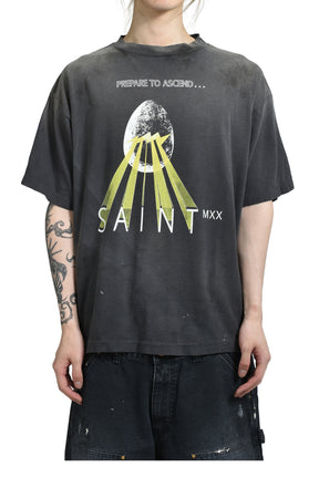 SAINT Mxxxxxx セント マイケル SS25 SS TEE/EGG / BLK - NUBIAN