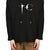 BULK SHOULDER WAFFLE HOODIE  / BLK