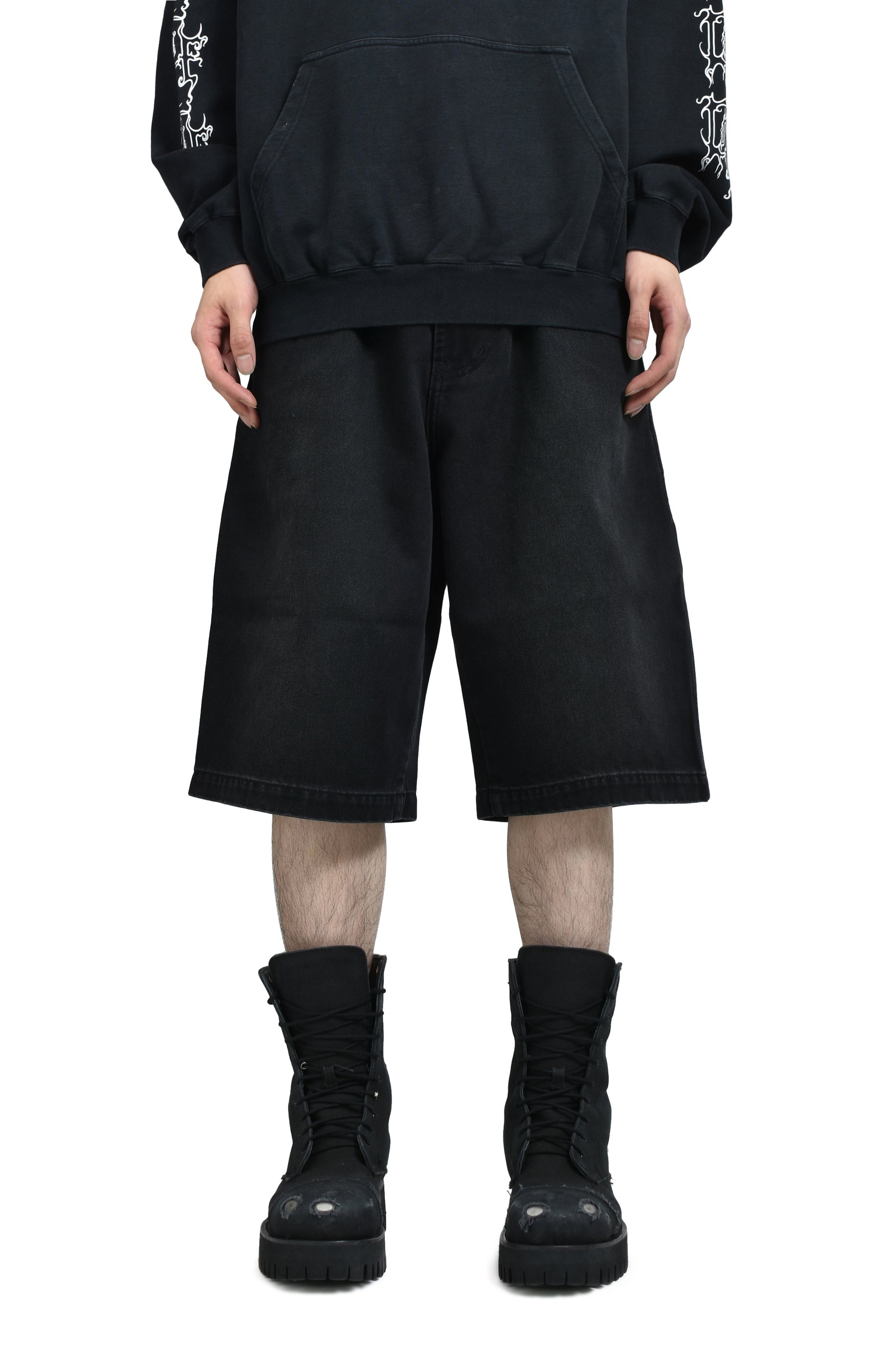 HIP-HOP SHORTS / VTG BLK 
