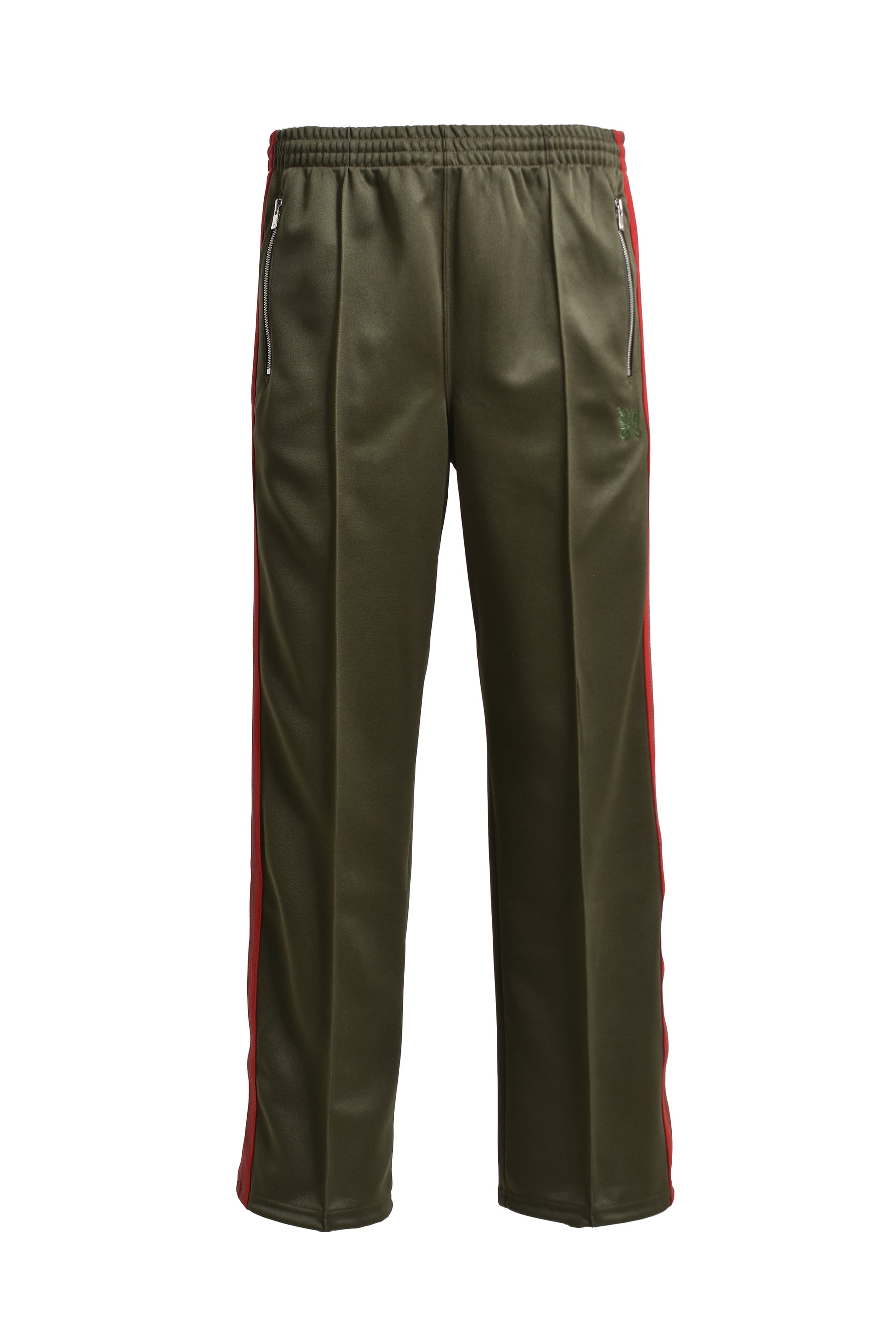 TRACK PANT - POLY SMOOTH (EXCLUSIVE) / OLV RED BRW