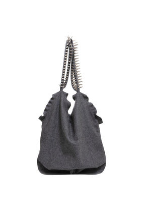 WOOL TOUCH BAG / GRY