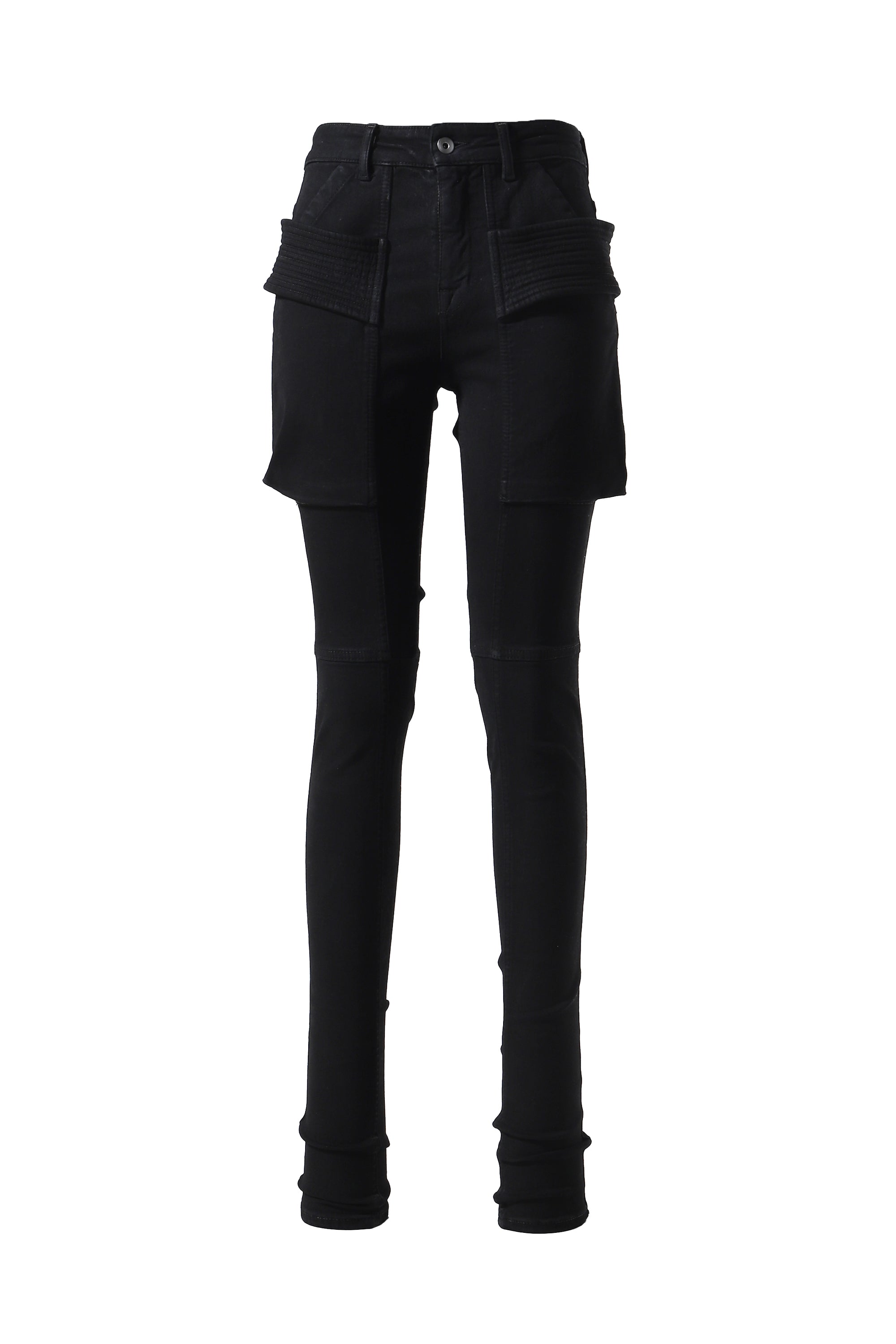 Rick Owens DRKSHDW リックオウエンス ダークシャドウ FW23 CREATCH PANTS / BLK -NUBIAN