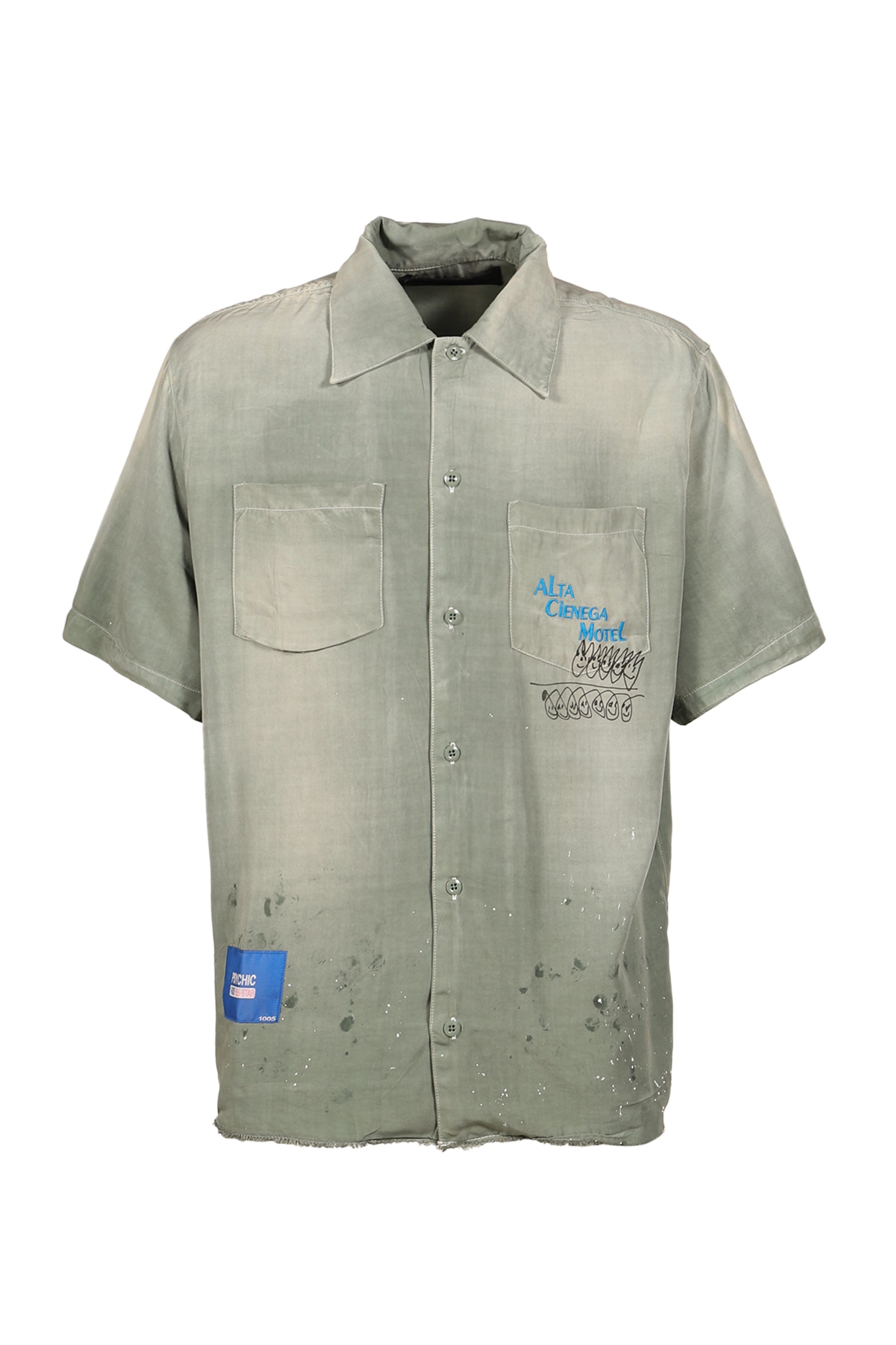 ALTA CIENEGA S/S BUTTON DOWN SHIRT / GRE