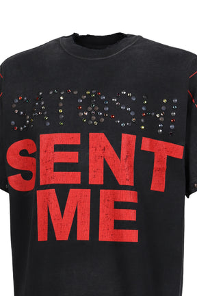 SATOSHI SENT ME TEE / BLK