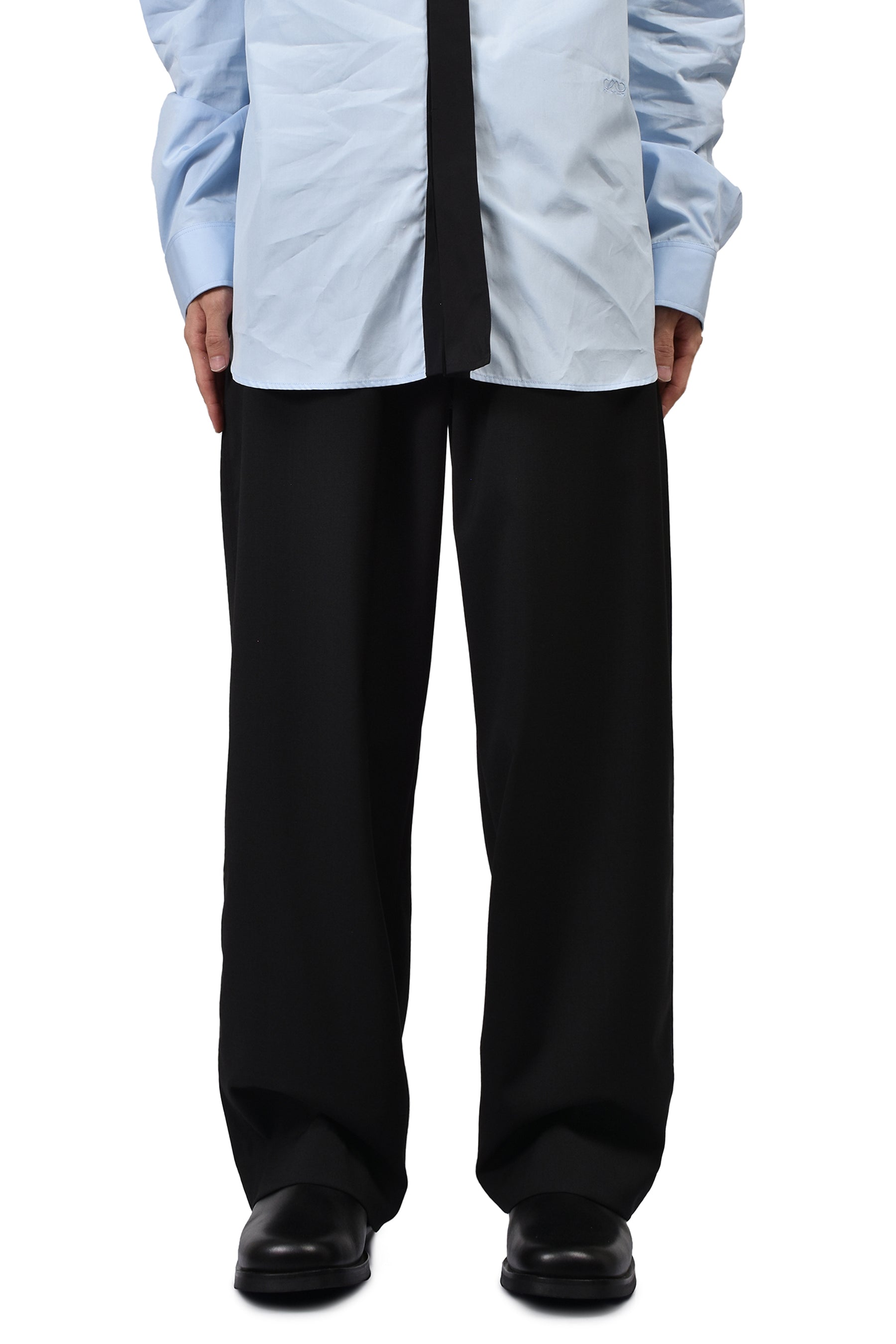 DRAWSTRING TROUSERS AF / BLK