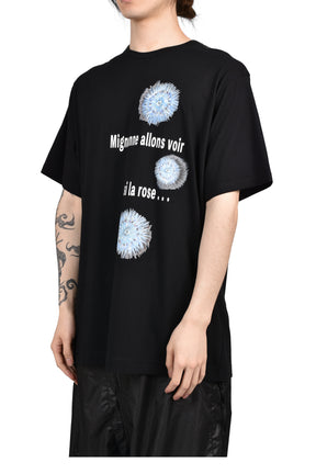 S/S PRINT T-SHIRT / BLK