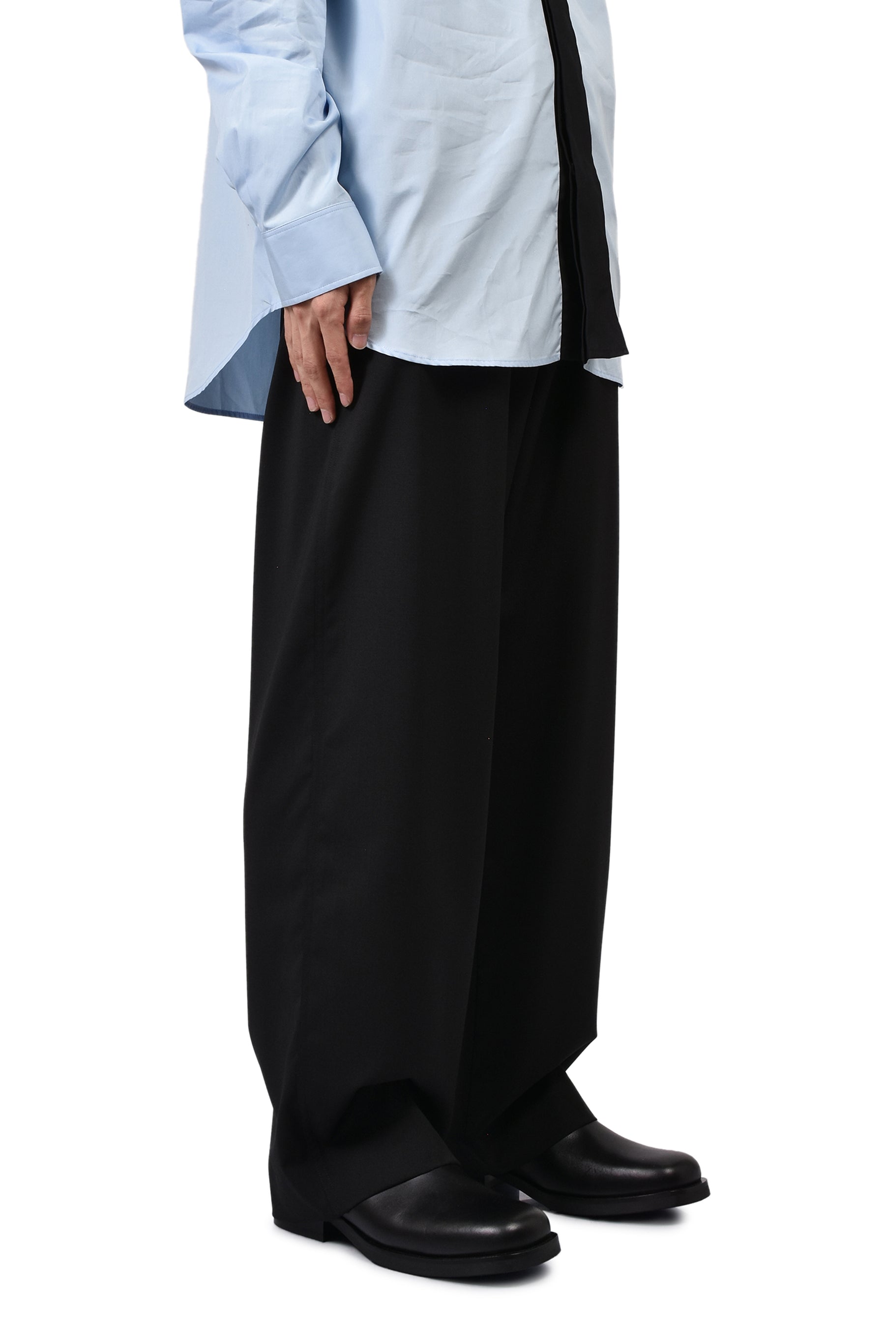 DRAWSTRING TROUSERS AF / BLK