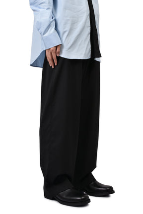 DRAWSTRING TROUSERS AF / BLK