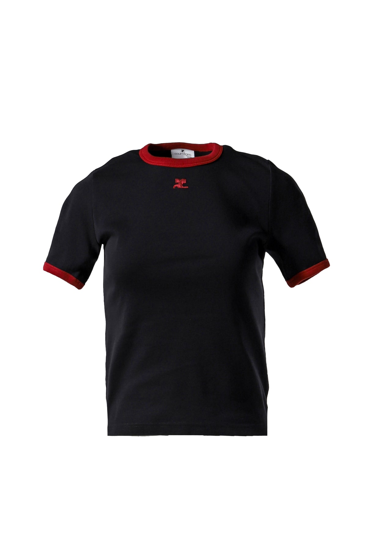 SIGNATURE CONTRAST T-SHIRT / BLK RUBY