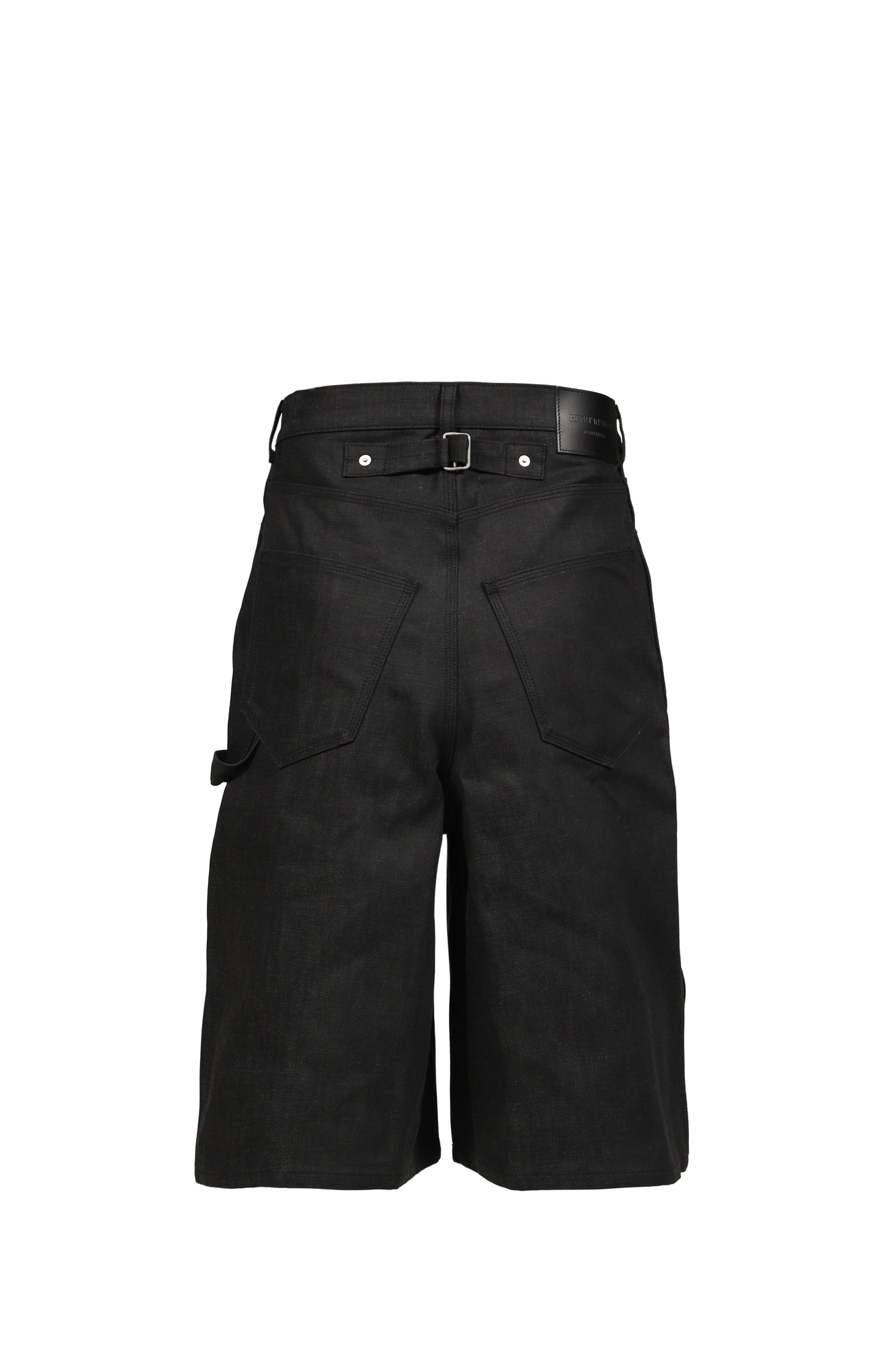 RH SUPER BAGGY DOUBLE KNEE SHORTS / RAW BLK