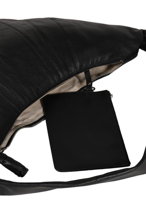 LARGE CROISSANT BAG / BLK