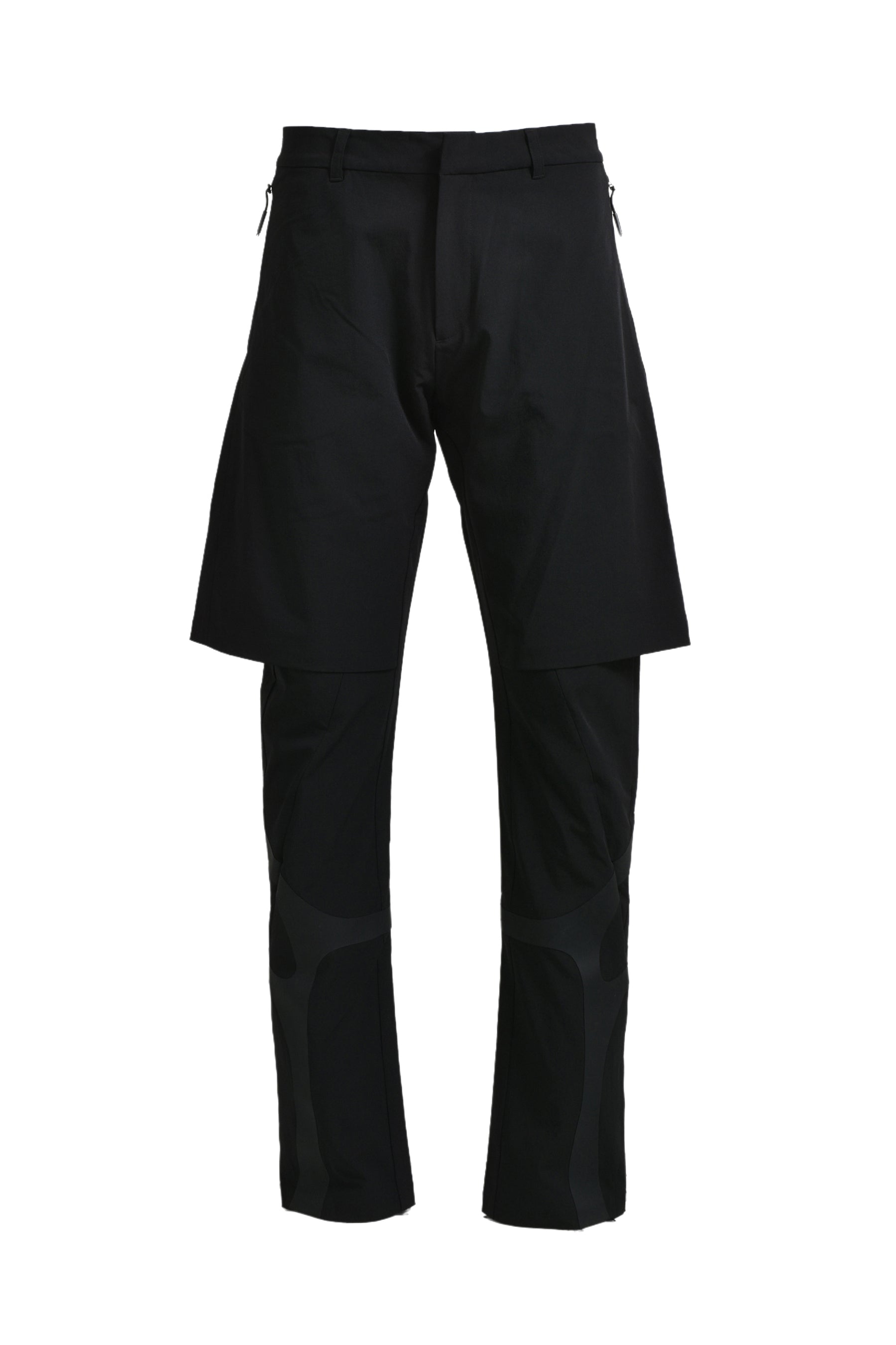 LAYERED TECHNICAL TROUSERS / BLK