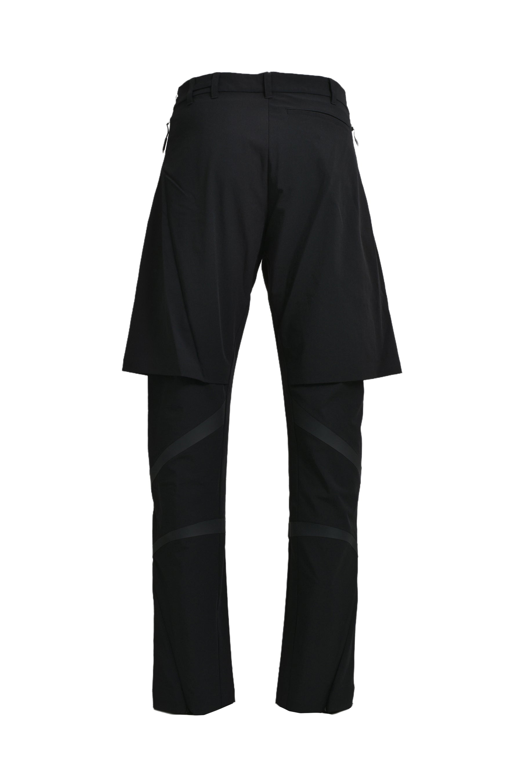 LAYERED TECHNICAL TROUSERS / BLK