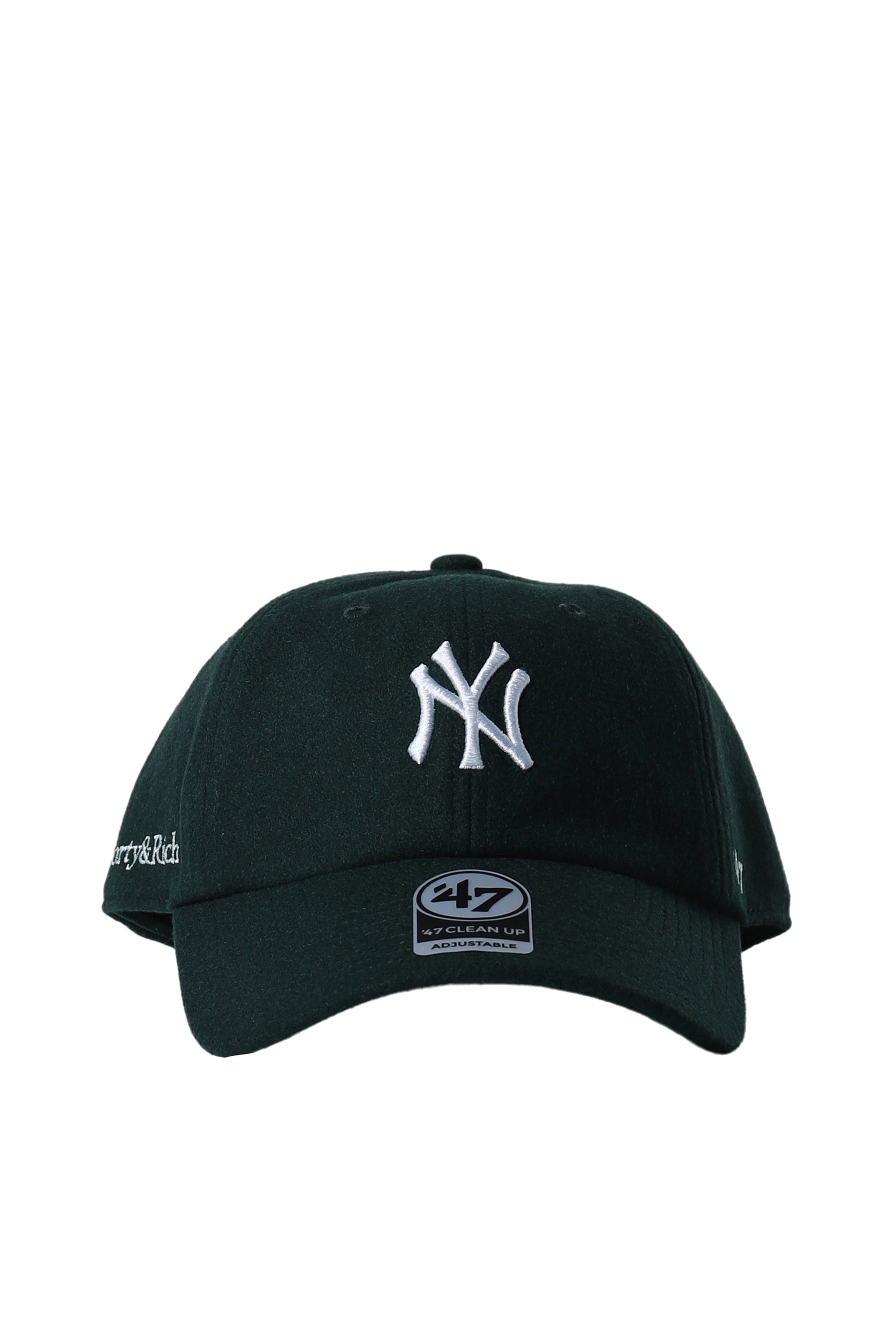 YANKEES SERIF WOOL HAT / FOREST WHITE