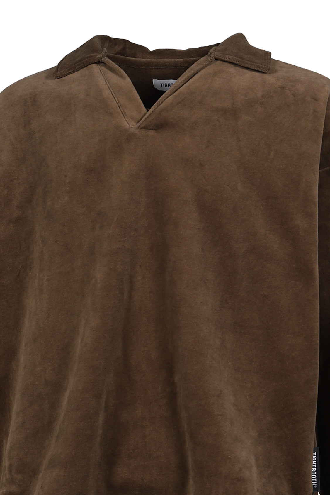 トップス TIGHTBOOTH TBPR SKIPPER VELOUR L/S SHIRT TIGHTBOOTH タイトブース SS26 TBPR / SKIPPER VELOUR L/S SHIRT / OLV