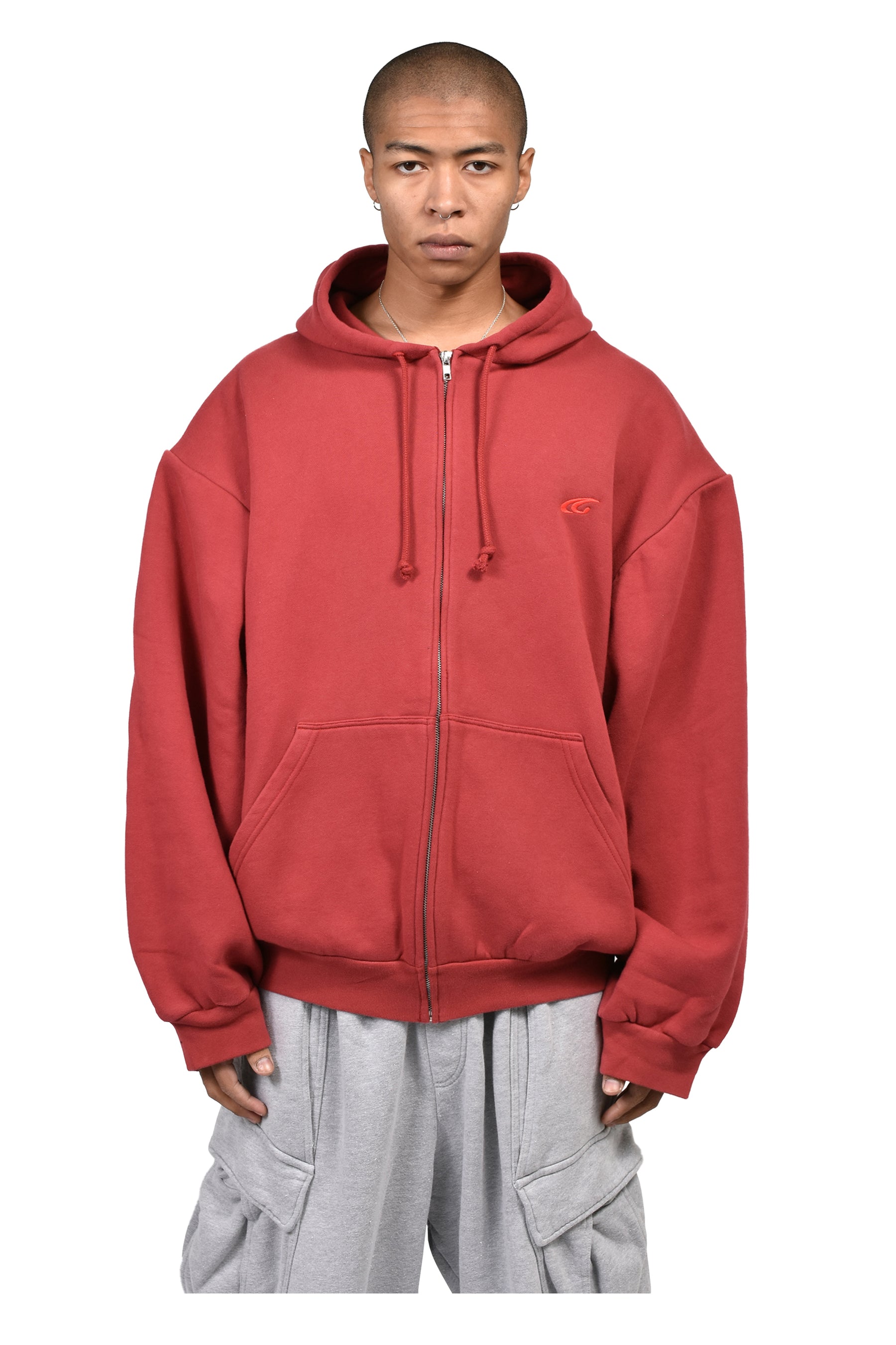 SHOULDER PAD HOODIE V2 / RED