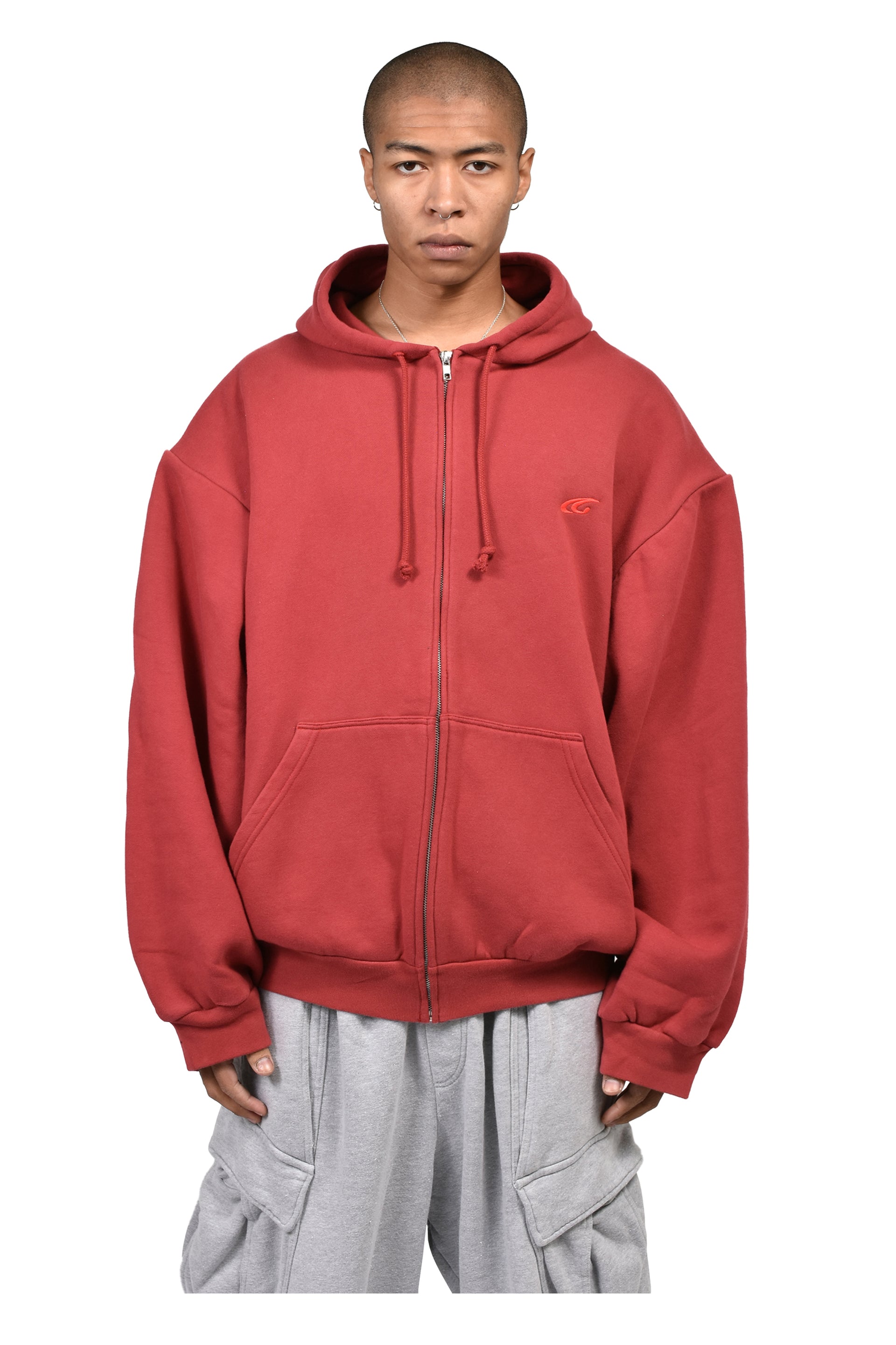 SHOULDER PAD HOODIE V2 / RED