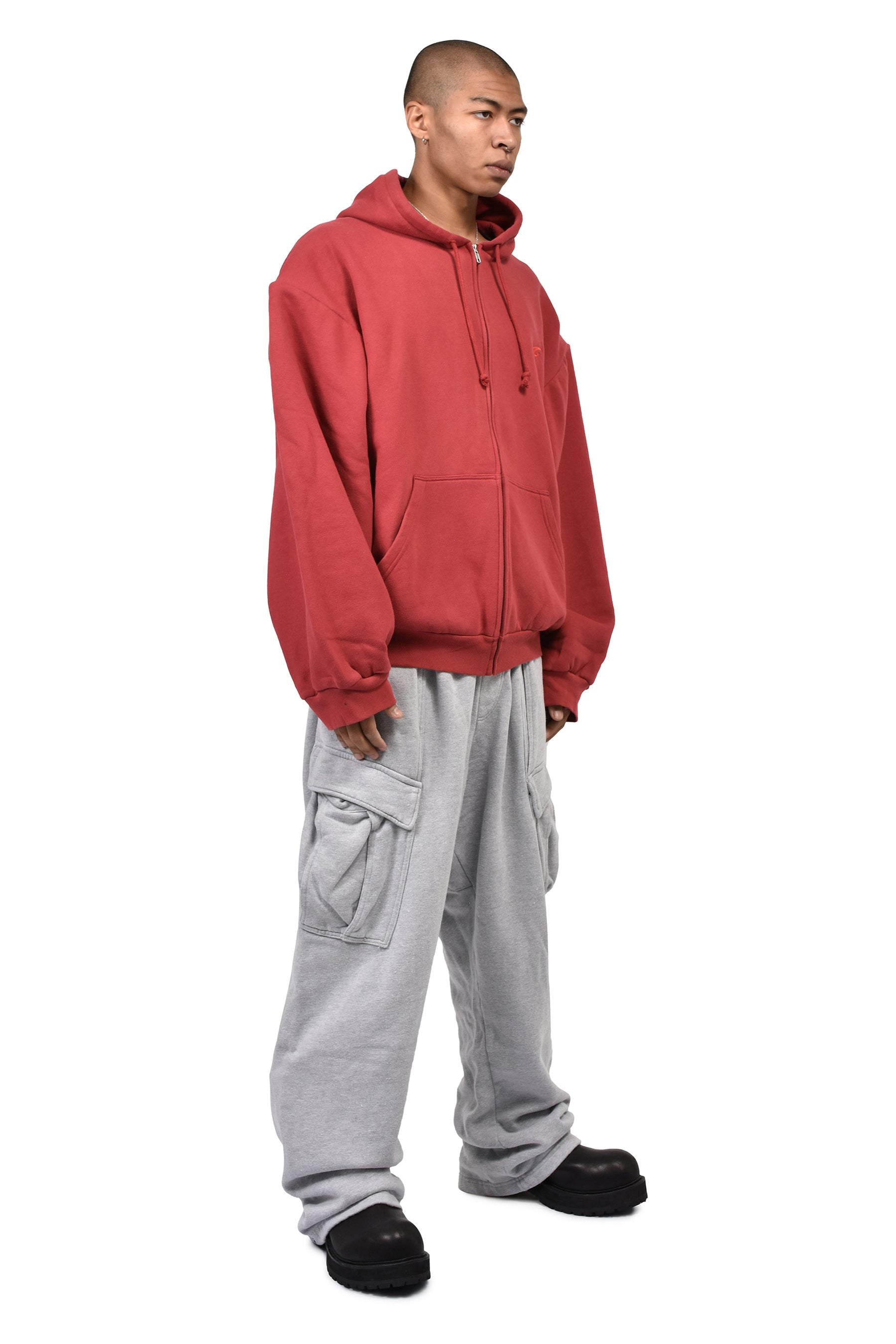 SHOULDER PAD HOODIE V2 / RED