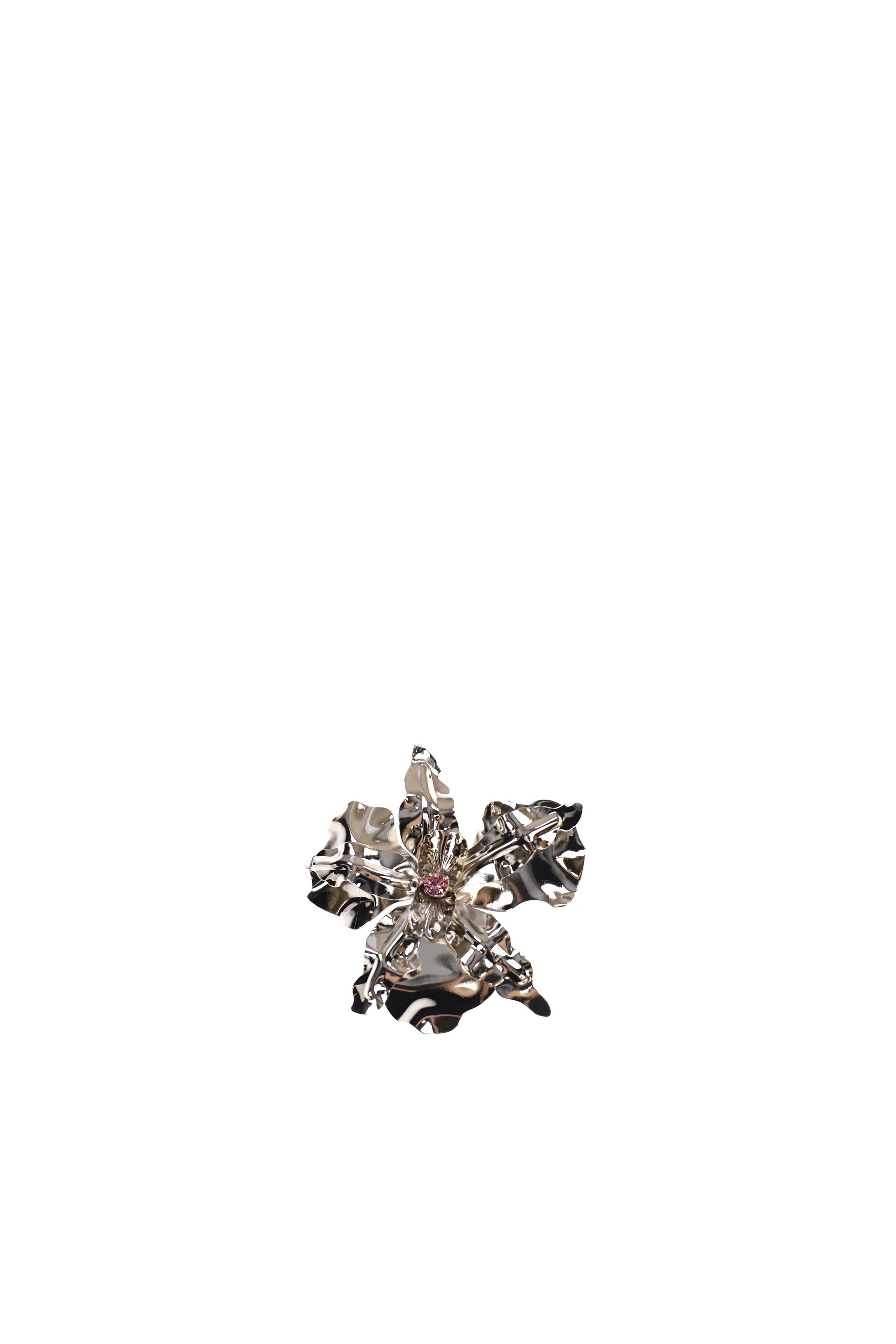 LILY METAL BROOCH / SIL
