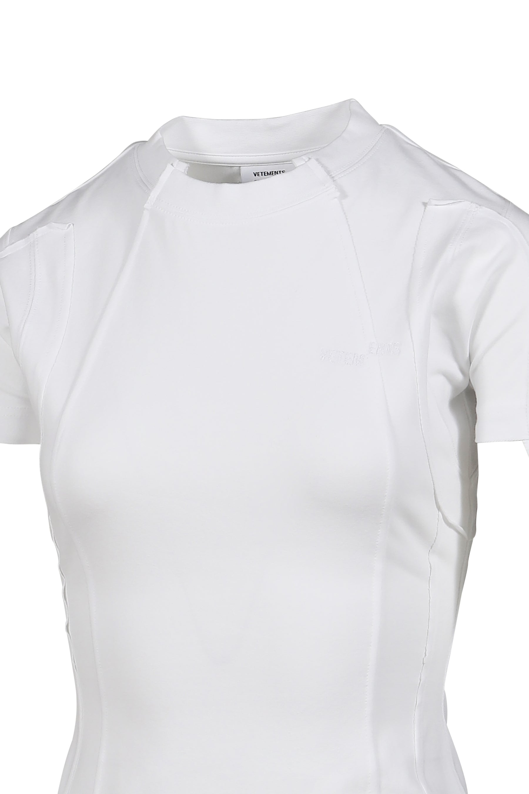 VETEMENTS CUT-UP BABY T-SHIRT / WHT