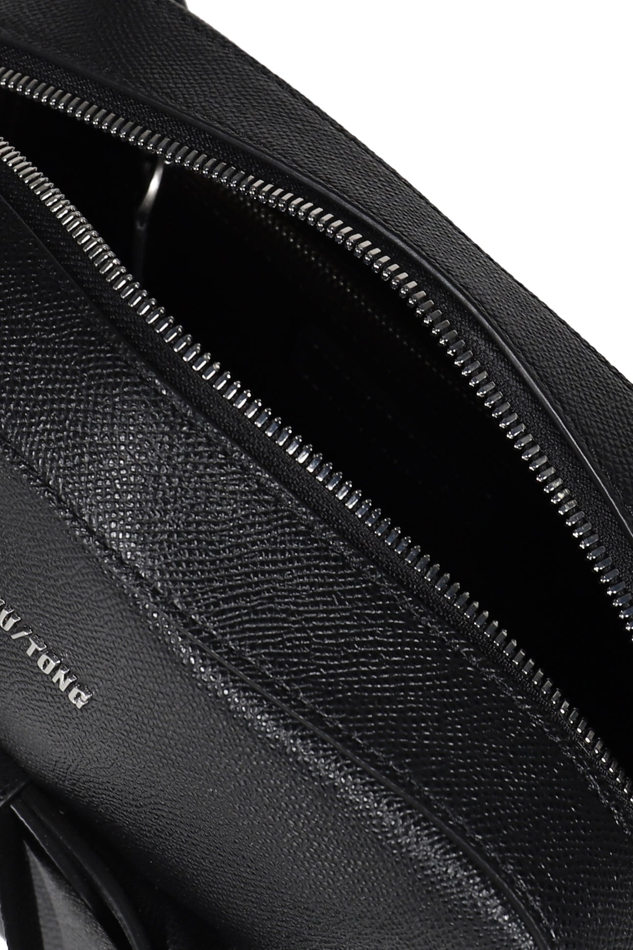 BOW RING HANDLE BAG / BLACK