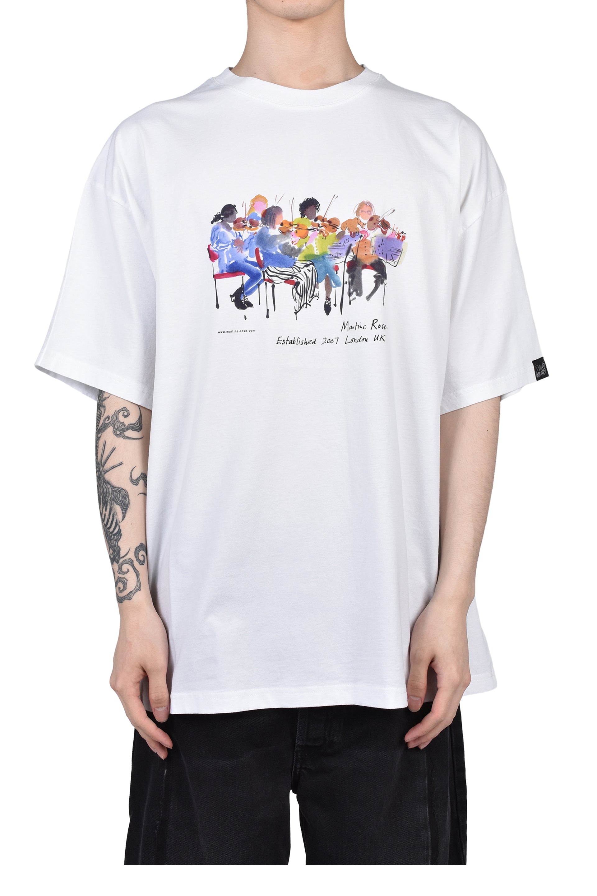S/S OVERSIZED T-SHIRT / WHT WHT