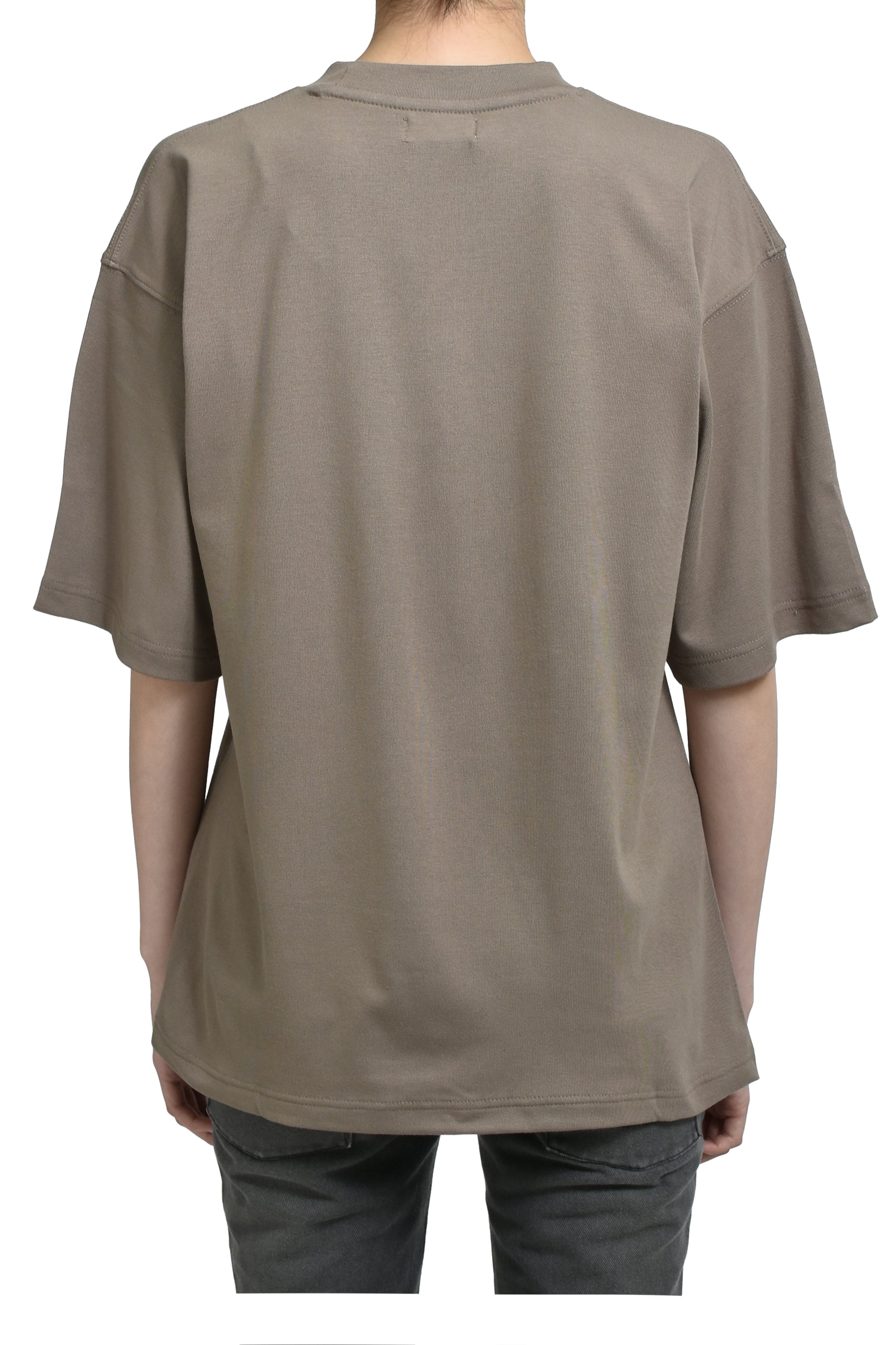 VIVAMUS VIVAMUS LOGO CREWNECK T-SHIRT / BRW