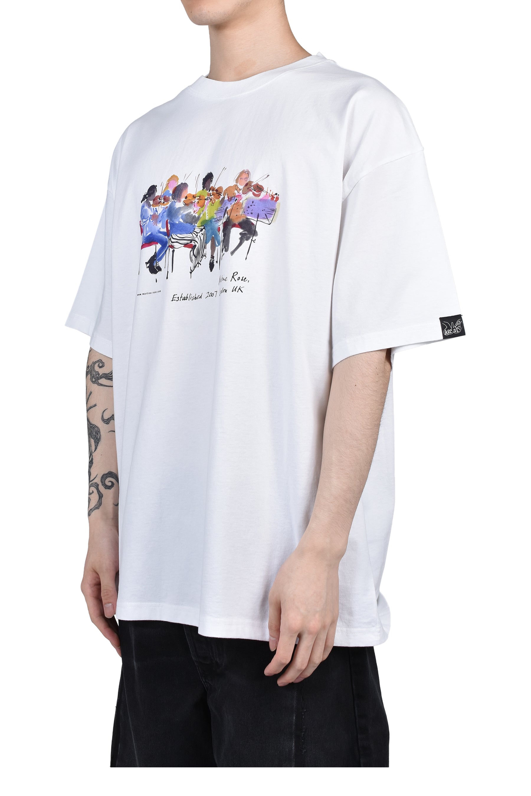 S/S OVERSIZED T-SHIRT / WHT WHT