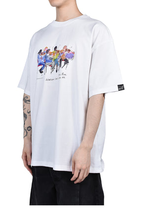 S/S OVERSIZED T-SHIRT / WHT WHT