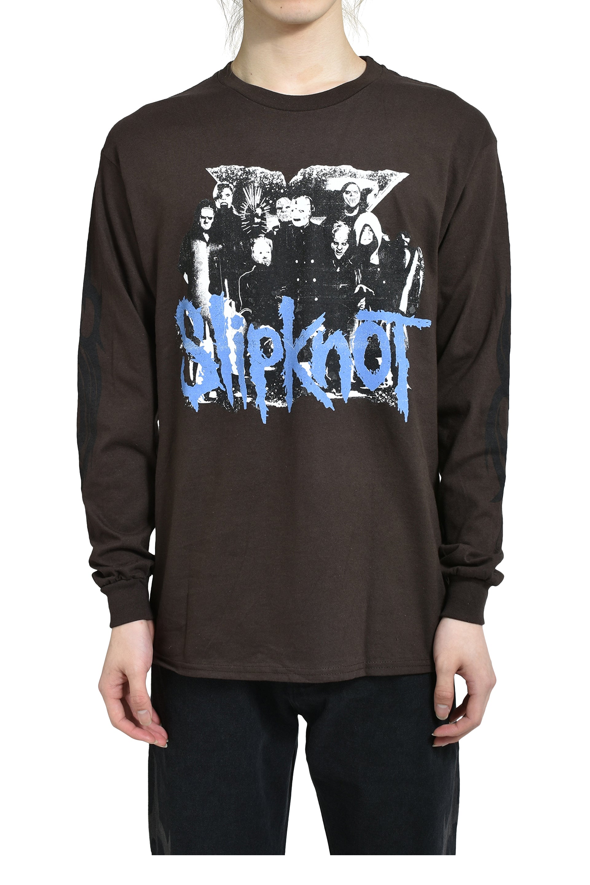 PLEASURES × Slipknot COMPASS LONG SLEEVE / BRW