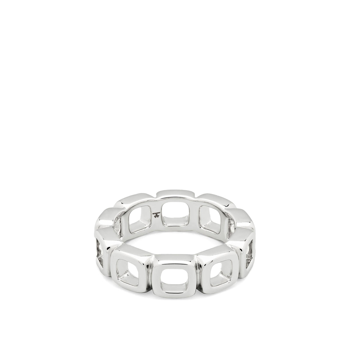 Tom Wood トム ウッド FW26 CUSHION BAND OPEN / SIL - NUBIAN ヌビアン
