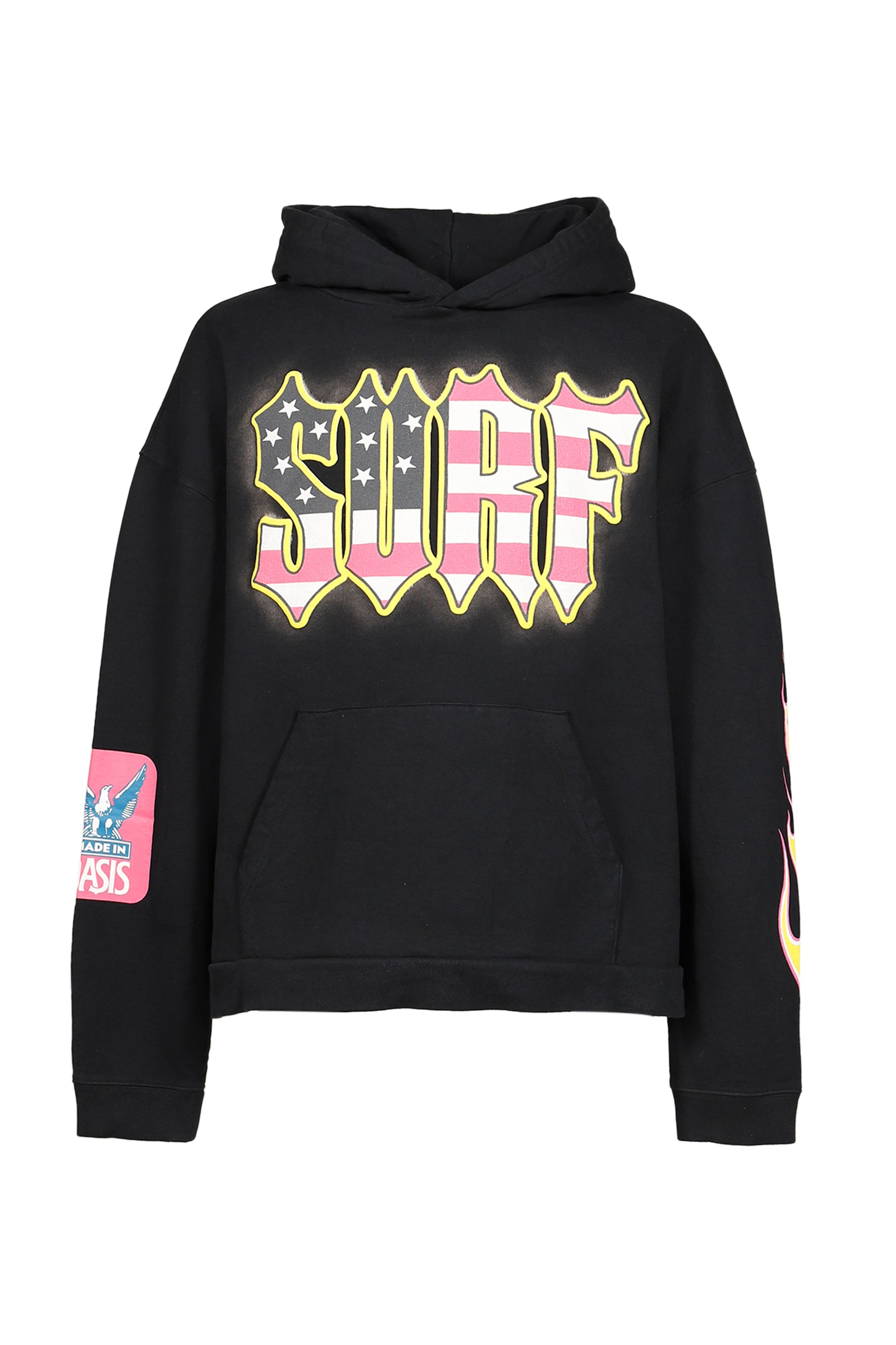SURF PULLOVER HOODIE / BLK