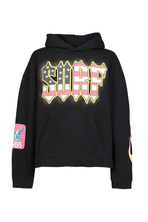 SURF PULLOVER HOODIE / BLK