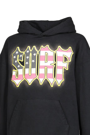 SURF PULLOVER HOODIE / BLK