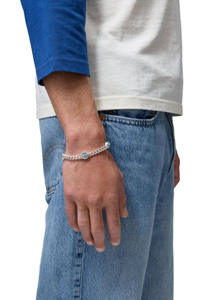 SUPERSTAR STONE BRACELET / SIL