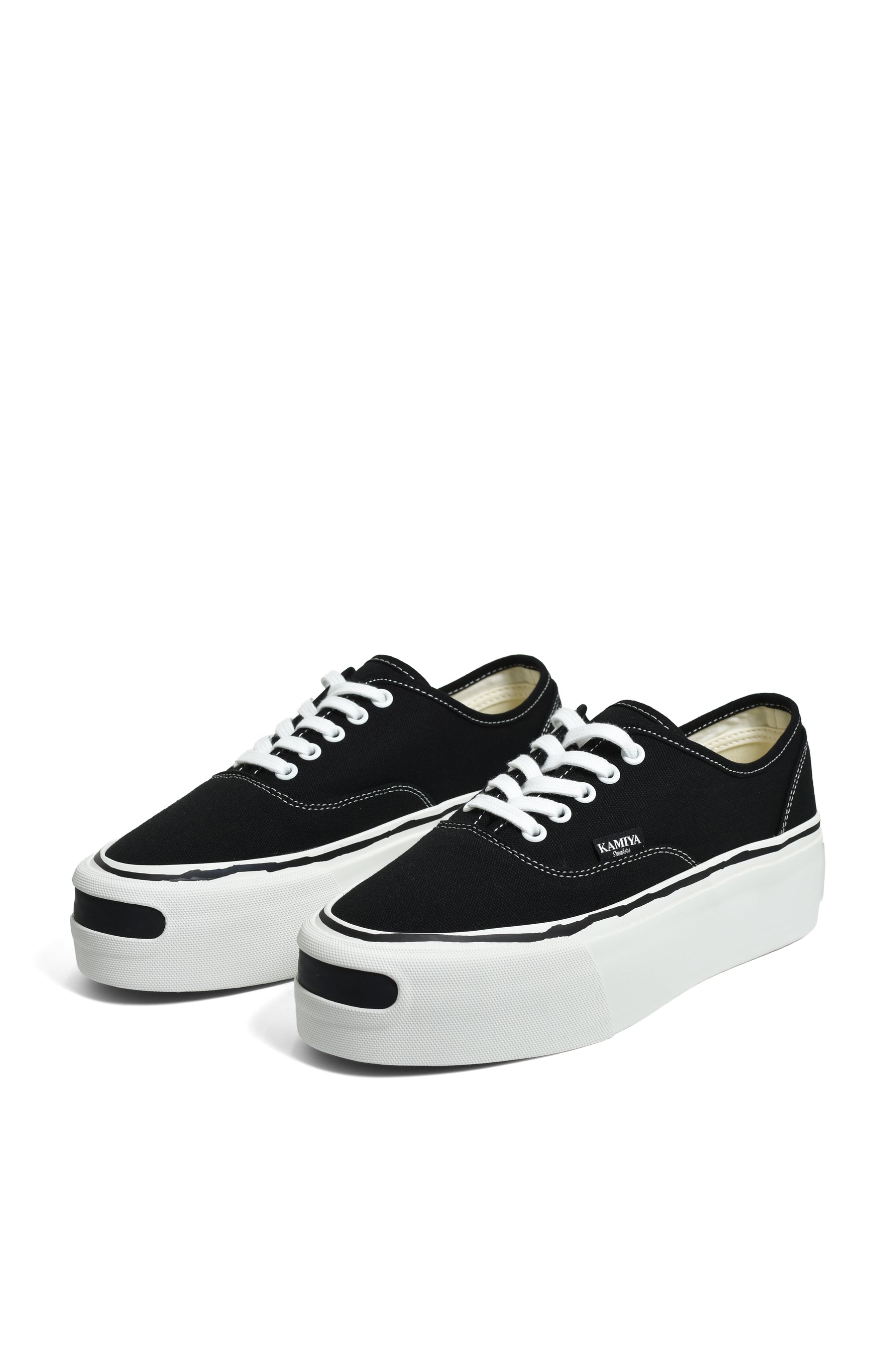 "HERC" PLATFORM SNEAKER / BLACK 