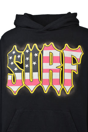 SURF PULLOVER HOODIE / BLK