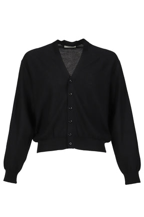 TWISTED CARDIGAN / BLK