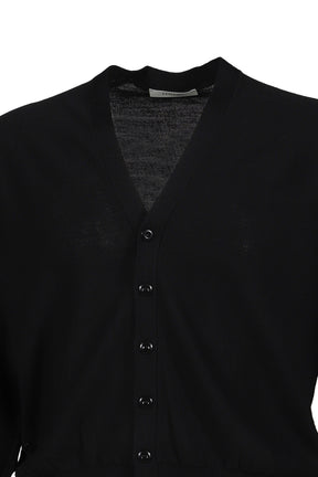 TWISTED CARDIGAN / BLK