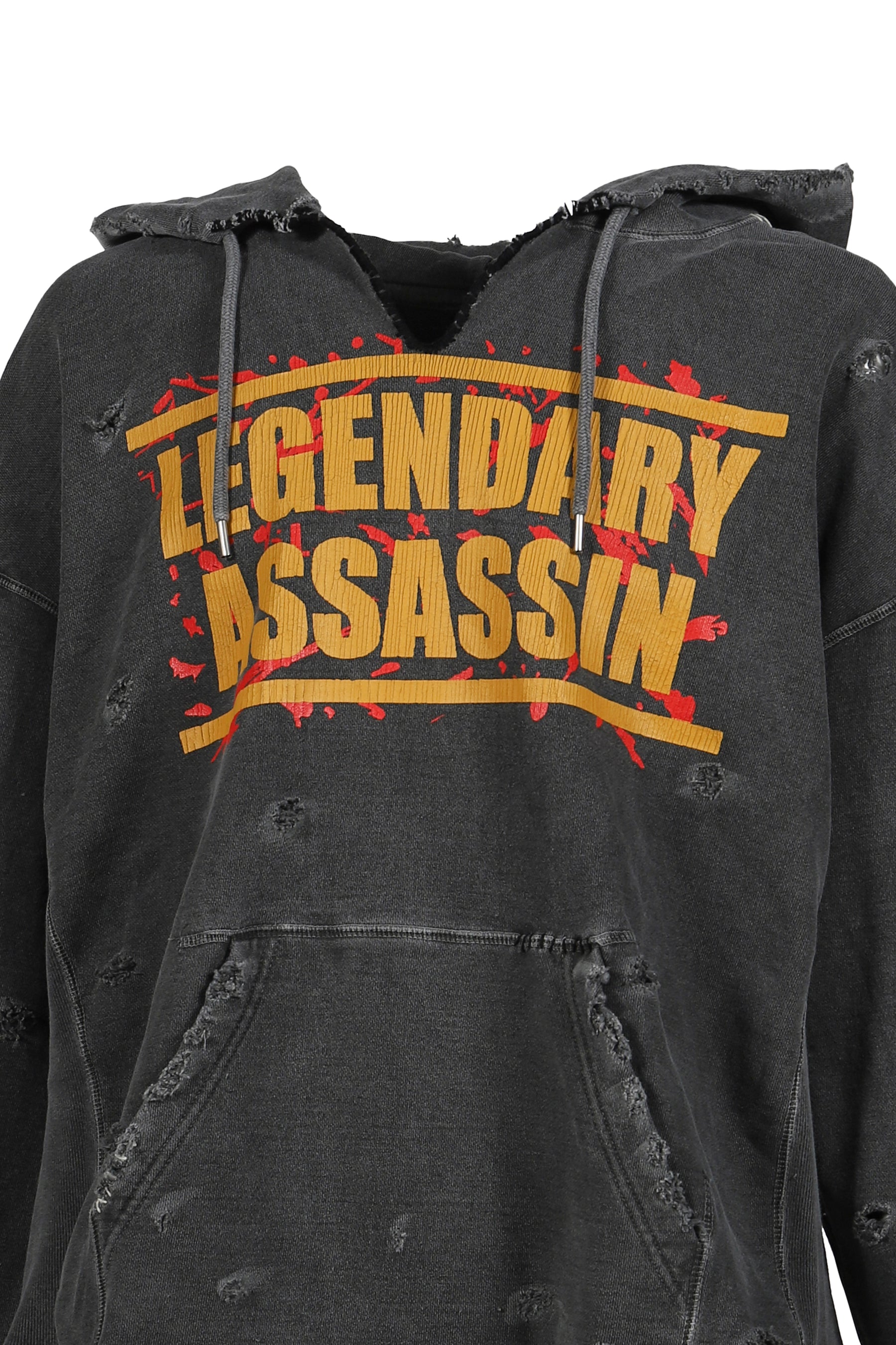 HOODIE (SAKAMOTO)/ MINUS COLLABORATION / BLK