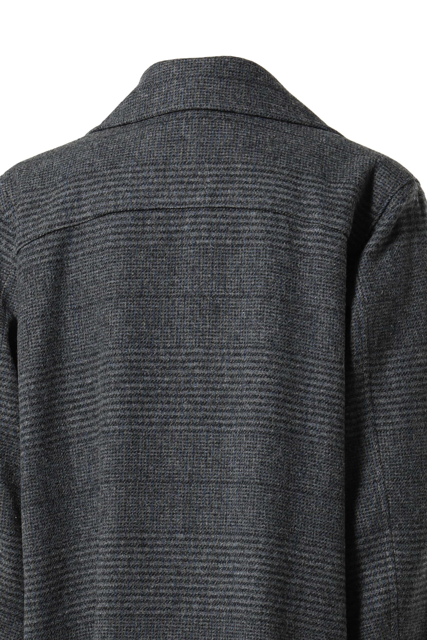 SUBLATIONS FW23 HEAVY WOOL POSTMAN COAT .10 / GLENCHECK -NUBIAN