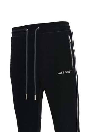 Velour Track Pants V2 / Black