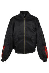 WC SATIN BOMBER / BLK