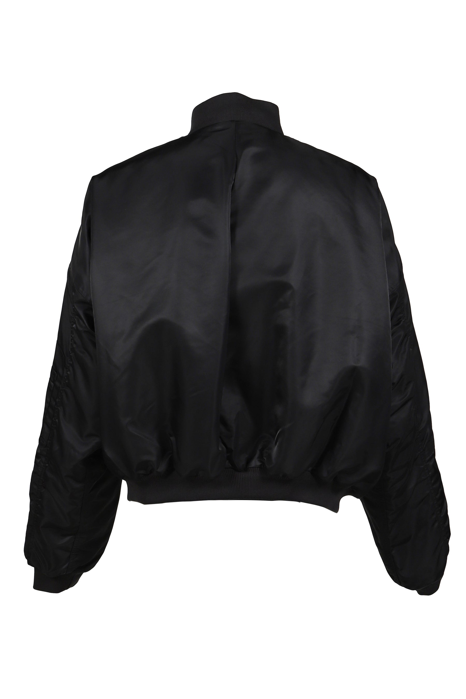 WC SATIN BOMBER / BLK