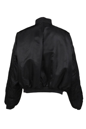 WC SATIN BOMBER / BLK