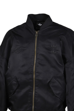 WC SATIN BOMBER / BLK