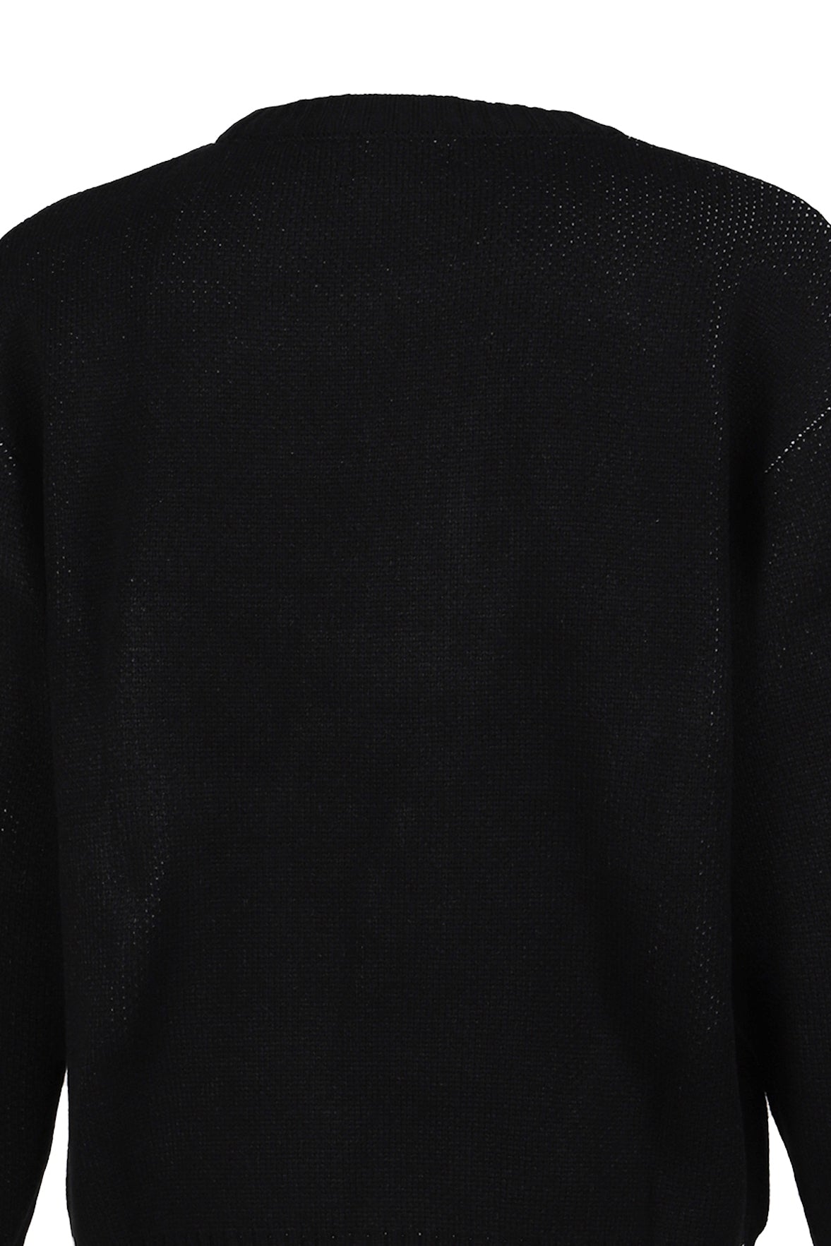 TC BONE KNIT SWEATER / BLK/WHT 