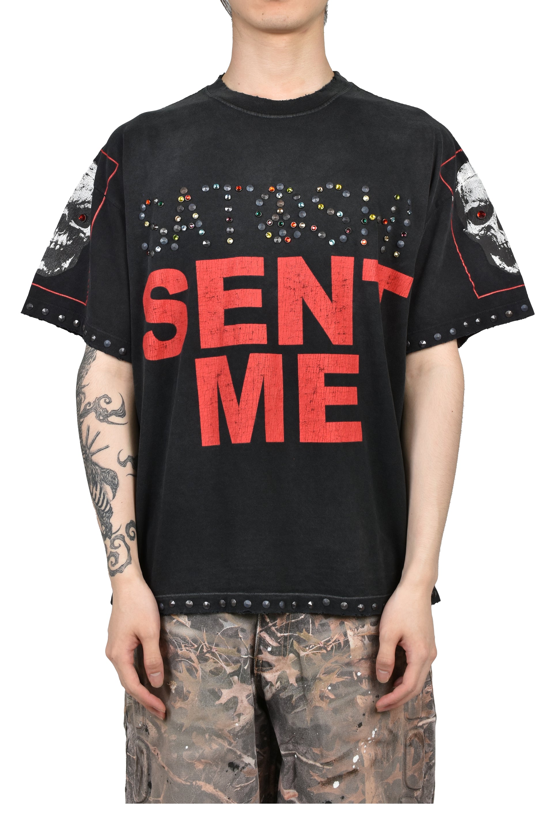 SATOSHI SENT ME TEE / BLK