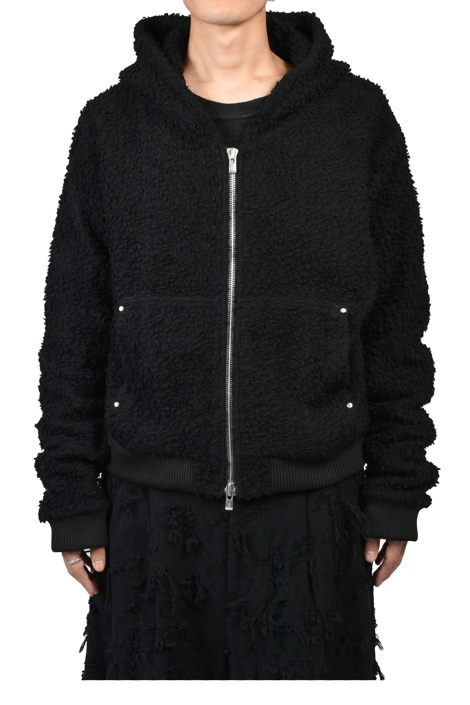 SHERPA ZIP UP / BLK