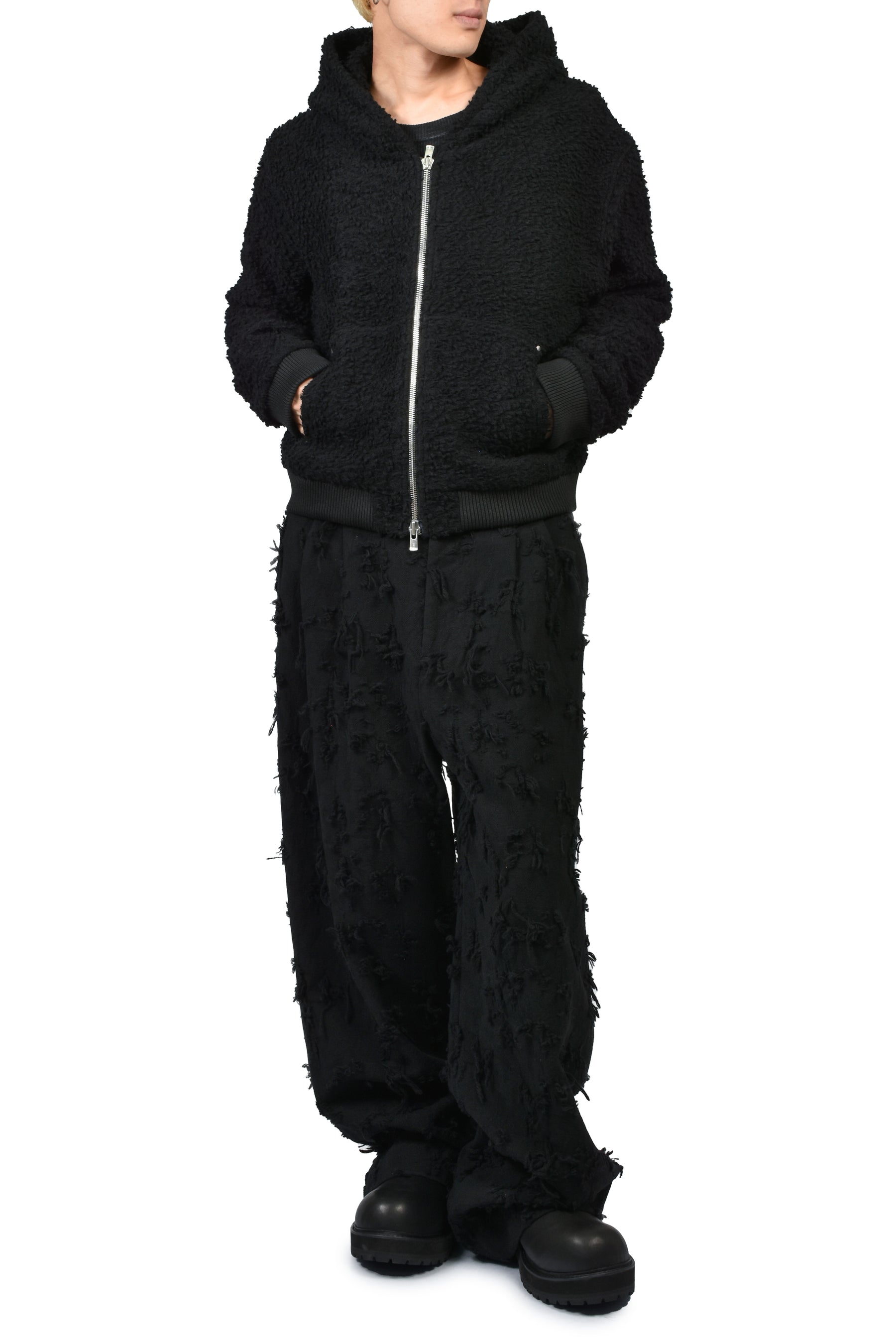 SHERPA ZIP UP / BLK